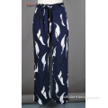 Ladie's woven viscose all over print pant